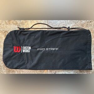 Wilson Tennis Custom Works Pro Staff Velvet Racket Bag.
